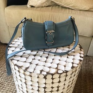 Coach purse Blue leather